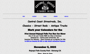 Centralcoaststreetrods.com thumbnail