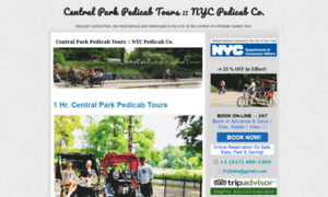 Centralparkpedicabs.com thumbnail