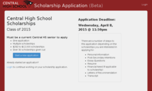 Centralscholarships.spps.org thumbnail