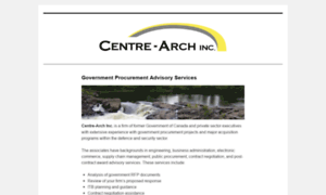 Centre-arch.ca thumbnail