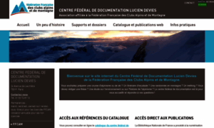 Centrefederaldedocumentation.ffcam.fr thumbnail