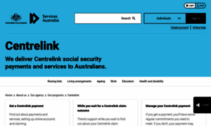 Centrelink.gov.au thumbnail