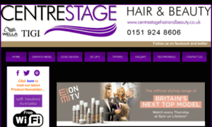 Centrestagehairandbeauty.co.uk thumbnail