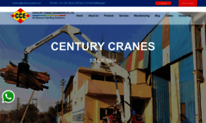 Centurycranes.com thumbnail