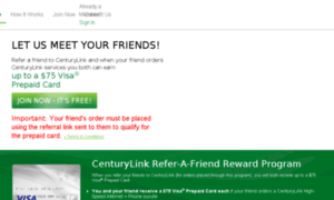 Centurylinkreferafriend.com thumbnail