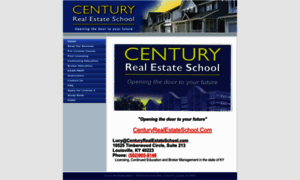 Centuryrealestateschool.com thumbnail