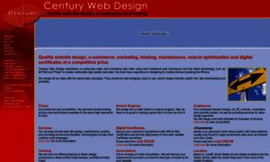 Centurywebdesign.co.uk thumbnail