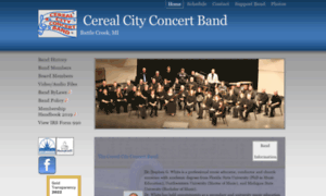 Cerealcityconcertband.org thumbnail