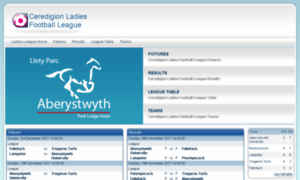 Ceredigionladiesfootballleague.co.uk thumbnail