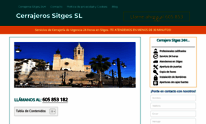 Cerrajeros24hsitges.es thumbnail