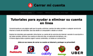 Cerrarmicuenta.com thumbnail