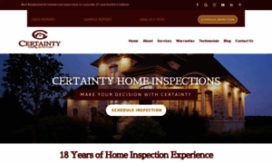 Certaintyhomeinspections.com thumbnail