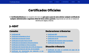 Certificadosoficiales.es thumbnail