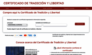 Certificadostradicionylibertad.com thumbnail