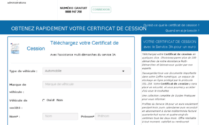 Certificat-cession.legaliseo.com thumbnail