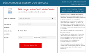 Certificat-cession.super-demarche.com thumbnail