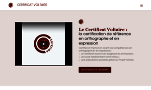 Certificat-voltaire.ch thumbnail