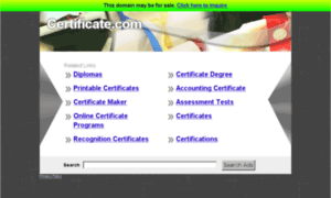Certificate.com thumbnail