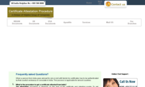 Certificateattestationprocedure.com thumbnail