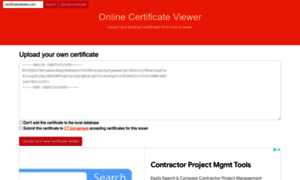 Certificatedetails.com thumbnail
