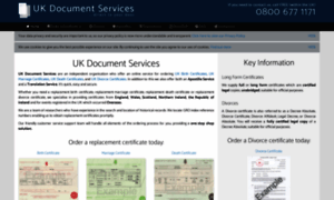 Certificates.uk-document-services.co.uk thumbnail