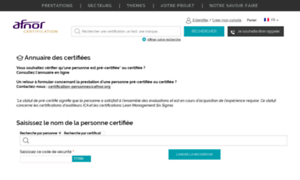 Certification-competences.afnor.org thumbnail