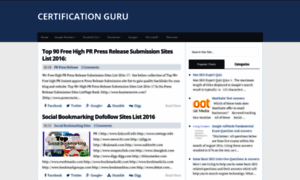 Certificationguru.blogspot.com thumbnail