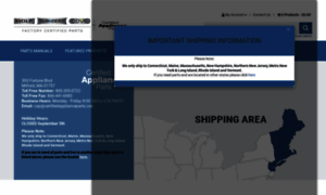 Certifiedapplianceparts.com thumbnail