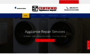 Certifiedappliancerepairsein.com thumbnail