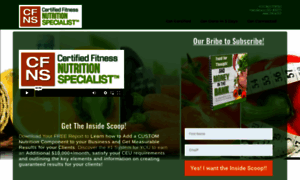 Certifiedfitnessnutritionspecialist.com thumbnail