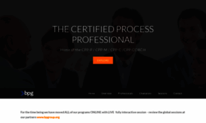 Certifiedprocessprofessional.com thumbnail