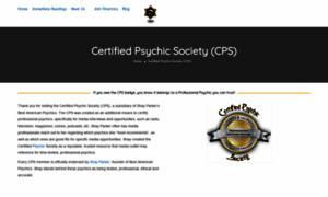 Certifiedpsychicsociety.org thumbnail