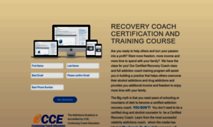 Certifiedrecoverycoach.com thumbnail