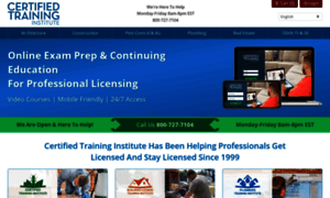 Certifiedtraininginstitute.com thumbnail