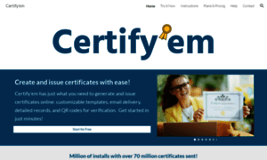 Certifyem.com thumbnail
