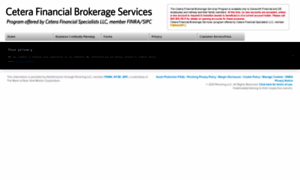 Ceterafinancialbrokerage.com thumbnail