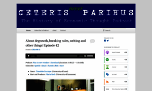 Ceterisneverparibus.net thumbnail