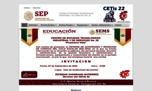 Cetis22.edu.mx thumbnail