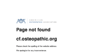 Cf-dev10.osteopathic.org thumbnail
