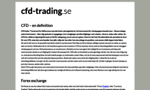 Cfd-trading.se thumbnail