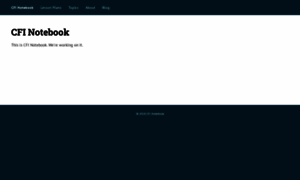 Cfi-notebook.com thumbnail