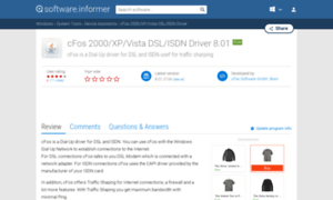 Cfos-2000-xp-vista-dsl-isdn-driver.software.informer.com thumbnail