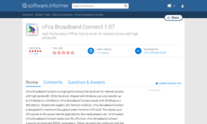 Cfos-broadband-connect.software.informer.com thumbnail