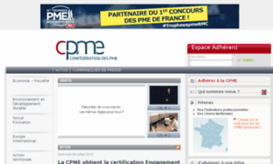 Cgpme.fr thumbnail