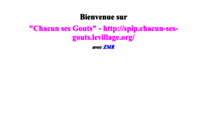 Chacun-ses-gouts.levillage.org thumbnail