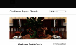 Chadbournbaptist.com thumbnail