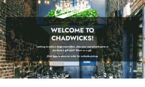 Chadwicksrestaurants.com thumbnail