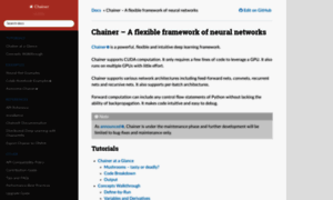 Chainer.readthedocs.org thumbnail