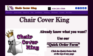 Chaircoverking.com thumbnail