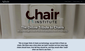 Chairinstitute.com thumbnail